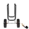 Kayak Cart, 150 lbs Load Capacity, Stand Up Paddle Board Trolley with 10-inch Solid Rubber Tires & Kickstands