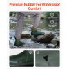 Women's Deck Boots, Waterproof Fishing Rain Boots, Anti-Slip Ankle Rubber Boots, Gardening Insulated Mud Boots, Neoprene Rubber, Lightweight & Durable