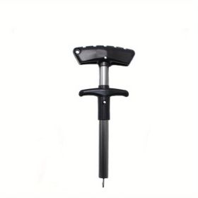 fi1pc Fish Hook Remover; T-Shaped Fish Hook Separator Tool; Fishing Accessories (Color: Grey)