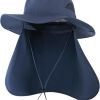 Oversize UV Fishing Sun Hat for Big Heads  Quick Dry Boonie Hats,Large Cooling Safari Hats with Strap