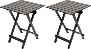 3 in 1 Folding Camping Table, Stool, and Footrest, Lightweight Portable up to 300 LBS, Easy to Carry for Beach, Fishing, Trip, Picnic, Lawn