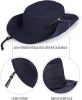 Oversize UV Fishing Sun Hat for Big Heads  Quick Dry Boonie Hats,Large Cooling Safari Hats with Strap