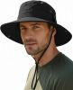 Wide Brim Sun Hat for Men, Outdoor Fishing & Hiking Hat UPF 50+, Boonie Hat with Chin Strap, Quick Dry