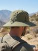 Wide Brim Sun Hat for Men, Outdoor Fishing & Hiking Hat UPF 50+, Boonie Hat with Chin Strap, Quick Dry