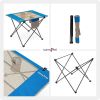 3 in 1 Folding Camping Table, Stool, and Footrest, Lightweight Portable up to 300 LBS, Easy to Carry for Beach, Fishing, Trip, Picnic, Lawn