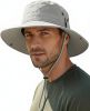 Wide Brim Sun Hat for Men, Outdoor Fishing & Hiking Hat UPF 50+, Boonie Hat with Chin Strap, Quick Dry