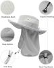 Oversize UV Fishing Sun Hat for Big Heads  Quick Dry Boonie Hats,Large Cooling Safari Hats with Strap