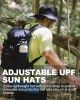 Oversize UV Fishing Sun Hat for Big Heads  Quick Dry Boonie Hats,Large Cooling Safari Hats with Strap